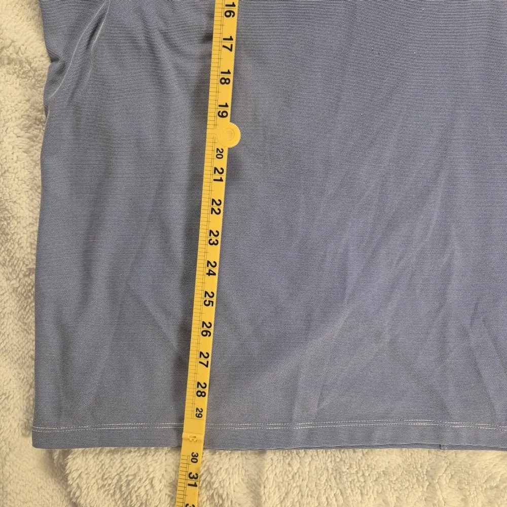 Nike Dri-FIT Polo Shirt Mens 2XL Periwinkle Purple Golf Performance Swoosh